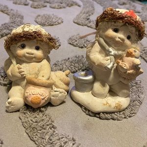 Set of 2 Dreamsicle angels